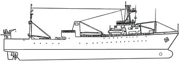 Nave barca fuoco ölwehrschiff Kiel 12 cm POLIRESINA Ship MODELLO 