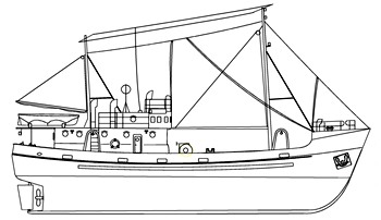 Fishing trawler (designs B-25s and B-25sB)